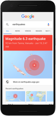 Google Arama Sonuçlarında Anlık Deprem Verilerini Gösterecek