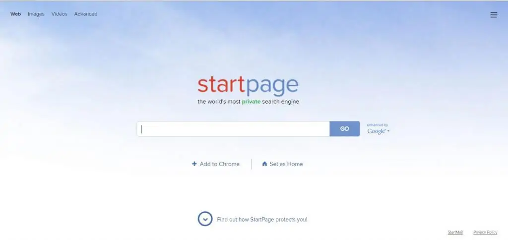 startpage