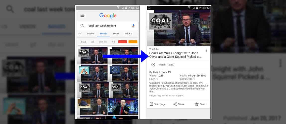 Google Görsellerde Video Arama Geliyor