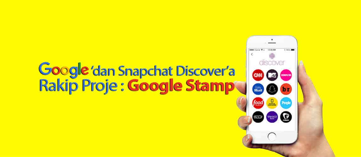 Google'dan Snapchat Discover'a Rakip Proje: google stamp