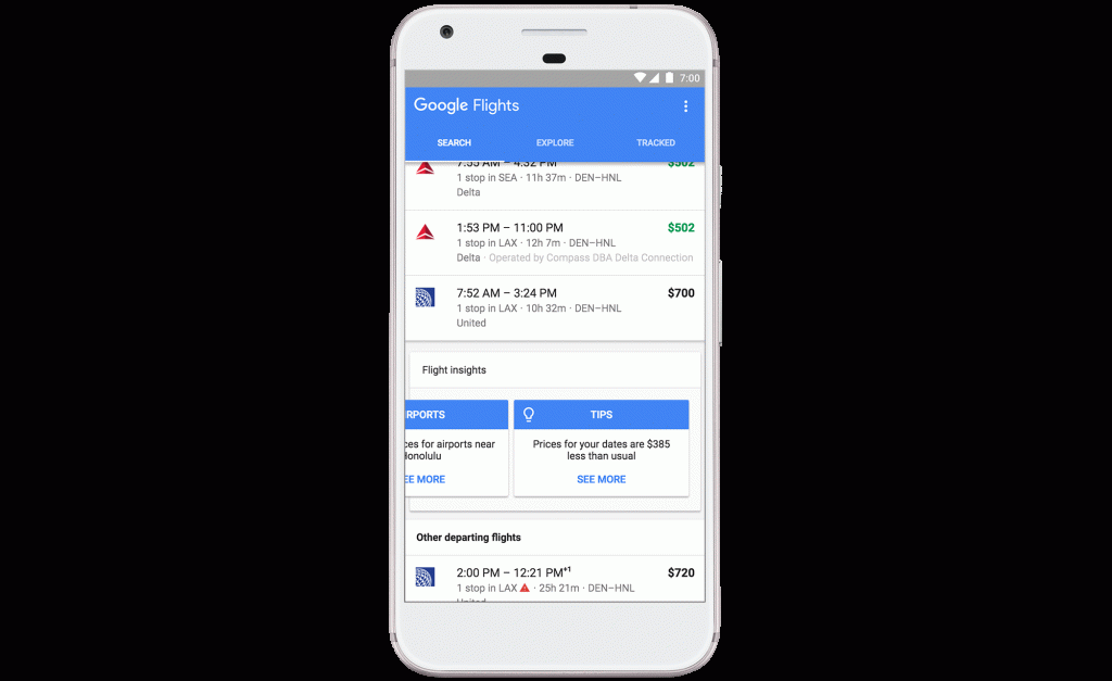 google flights