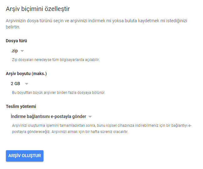 Google Plus Verileri Nasıl İndirilir?