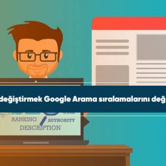Tasarım değiştirmek Google Arama sıralamalarını değiştirebilir