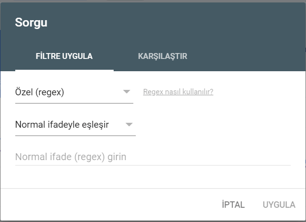 Google Search Console Panelinde Regex Nasıl Çalışır?