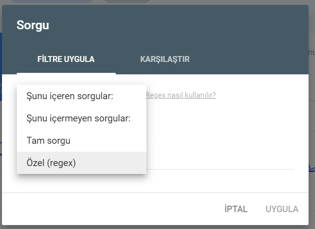 Google Search Console Panelinde Regex Nasıl Çalışır?