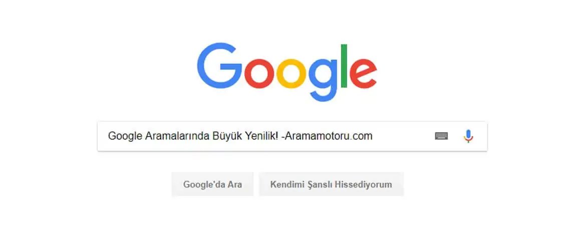 Google aramalarına önemli gelişme