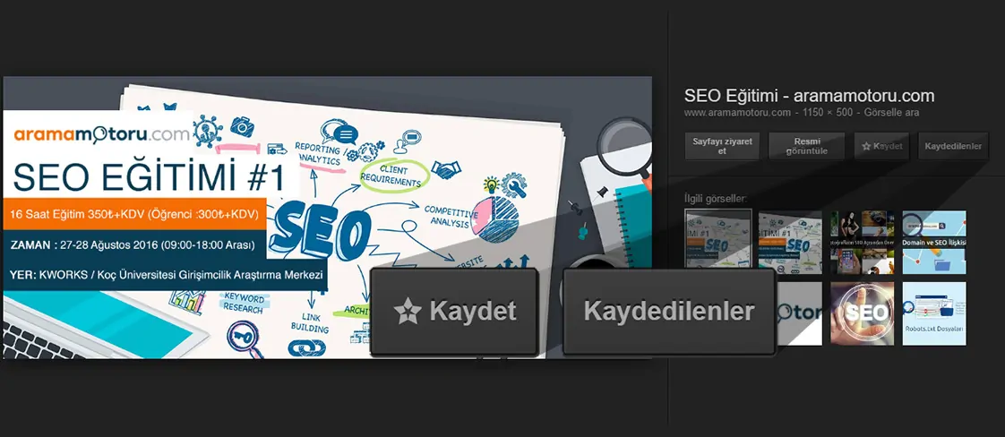 Google Chrome'a İstediğiniz Görseli Kaydedebilirsiniz