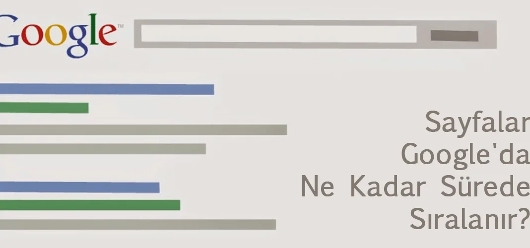 Sayfalar Google'da Ne Kadar Sürede Sıralanır