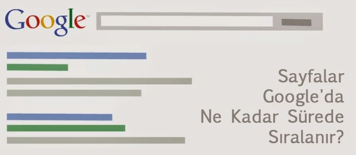 Sayfalar Google'da Ne Kadar Sürede Sıralanır Sayfalar Google'da Ne Kadar Sürede Sıralanır