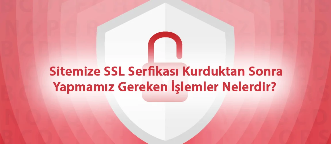 SSL kurulumundan sonra yapılması gerekenler