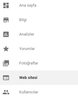 Google Web Site Oluşturucu