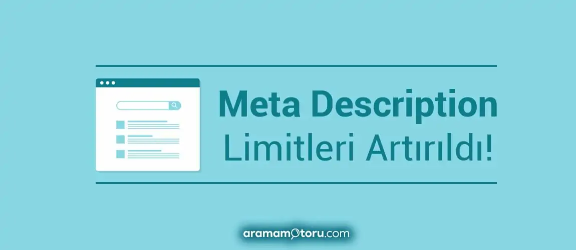 Meta Description Artık 300 Kelime!