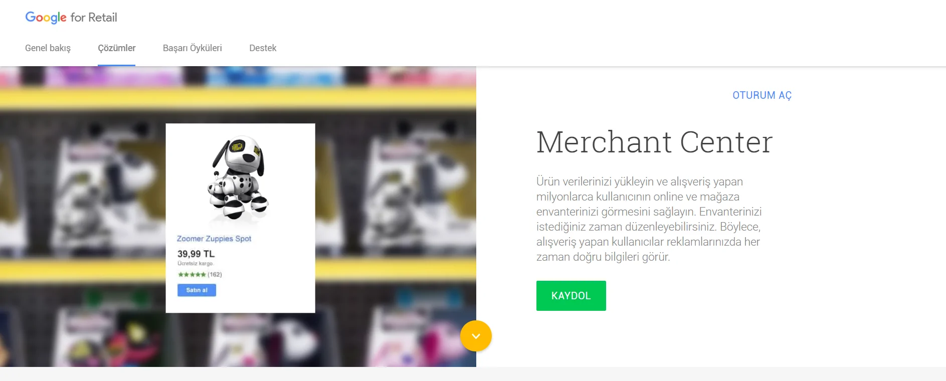 Google Merchant Center Hesabı Oluşturma