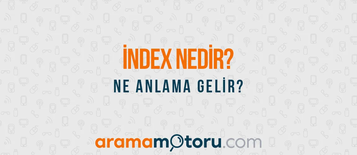 index nedir