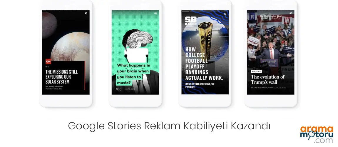 Google AMP Stories (AMP Hikayeler) Reklam Kabiliyeti Kazandı