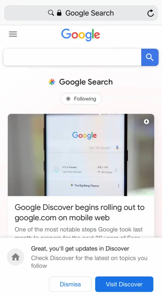google-yeni-mobil-ana-sayfa-tasarimi-konulari-takip-etme-ozellegi