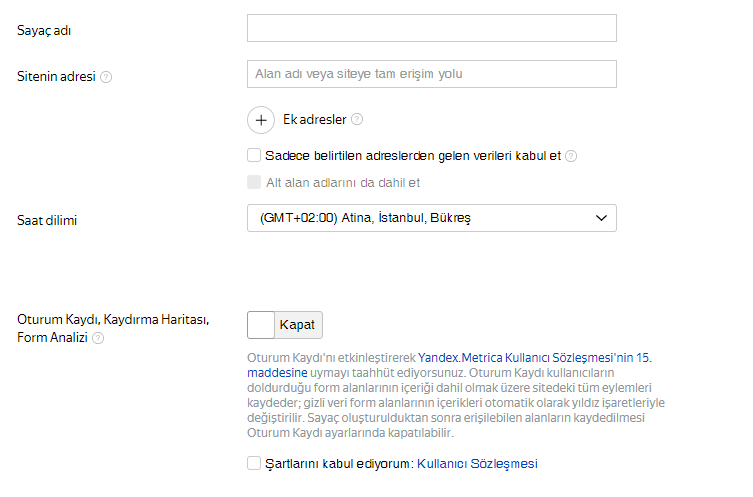 Yandex Metrica Sayaç Nasıl Eklenir?