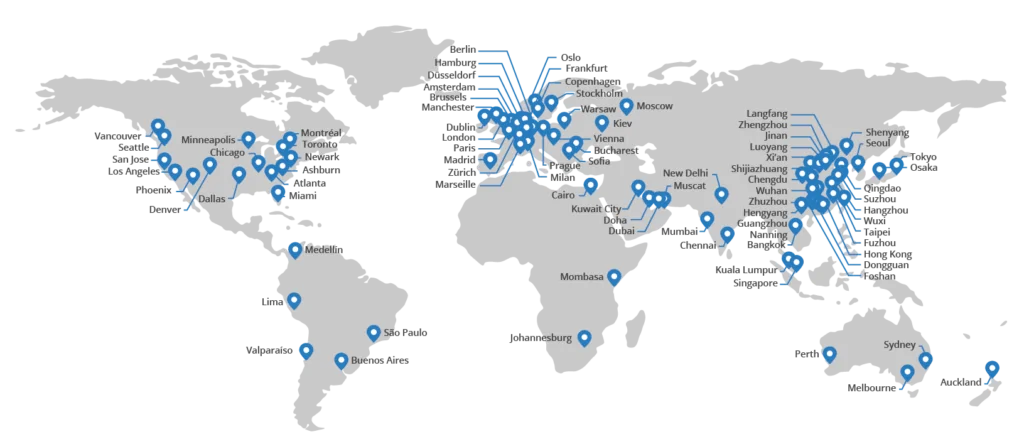 Cloud Flare’e Ait CDN Sunucuları