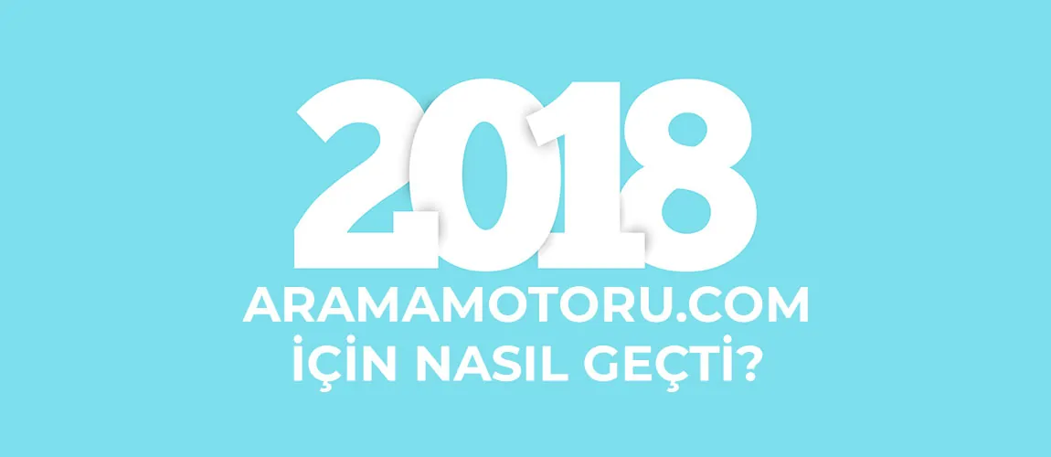 2018 Yılı AramaMotoru.com İçin Nasıl Geçti?