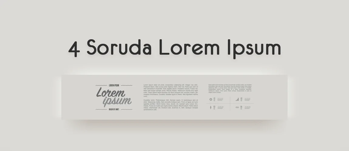 4 Soruda Lorem Ipsum