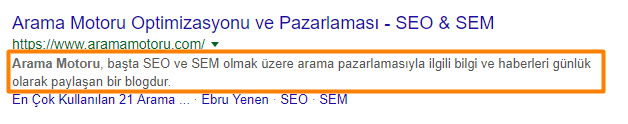 Meta Açıklama Nedir? Meta Description Nedir?