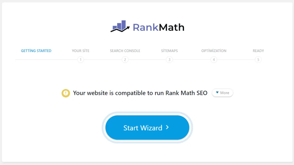 Rank Math SEO Kurulum Sihirbazı