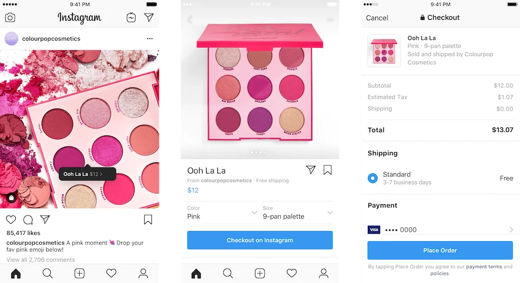 Instagram'a Online Alışveriş Özelliği