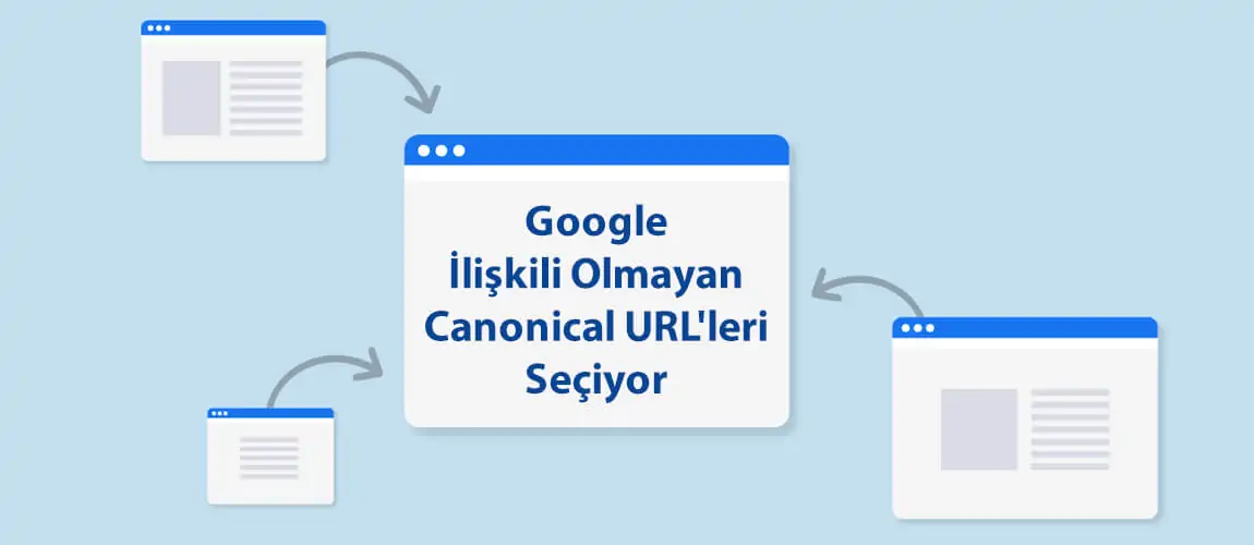 Google İlişkili Olmayan Canonical URL'leri Seçiyor