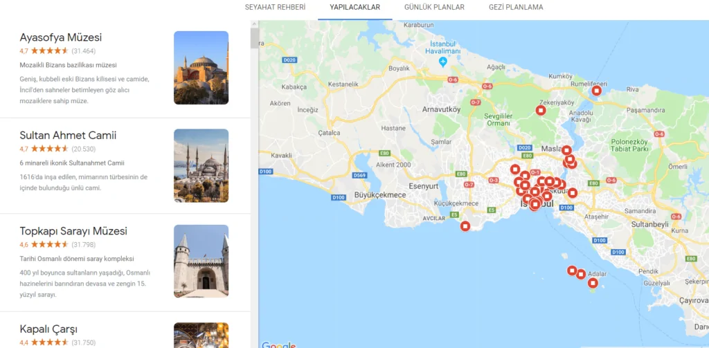 Google'dan Seyahat Sitelerini Bitirecek Hamle : Google Destination