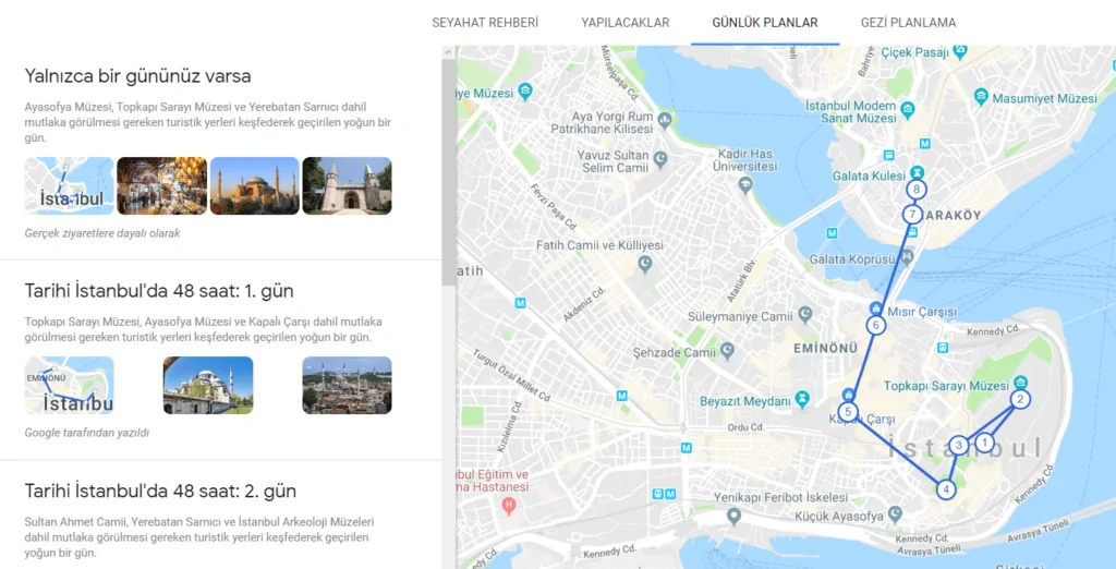 Google'dan Seyahat Sitelerini Bitirecek Hamle : Google Destination