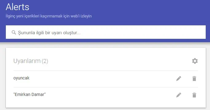 Google Alerts Nedir?