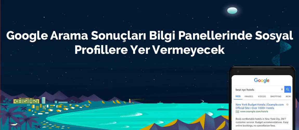 Google bilgi panelleri sosyal medya hesapları