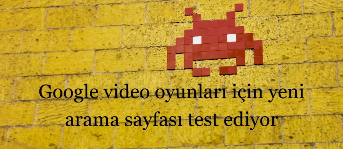 Google video oyunları arama sayfası