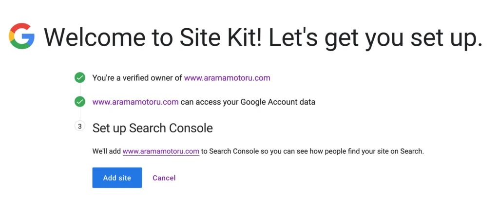 Google Site Kit WordPress kurulum adımları