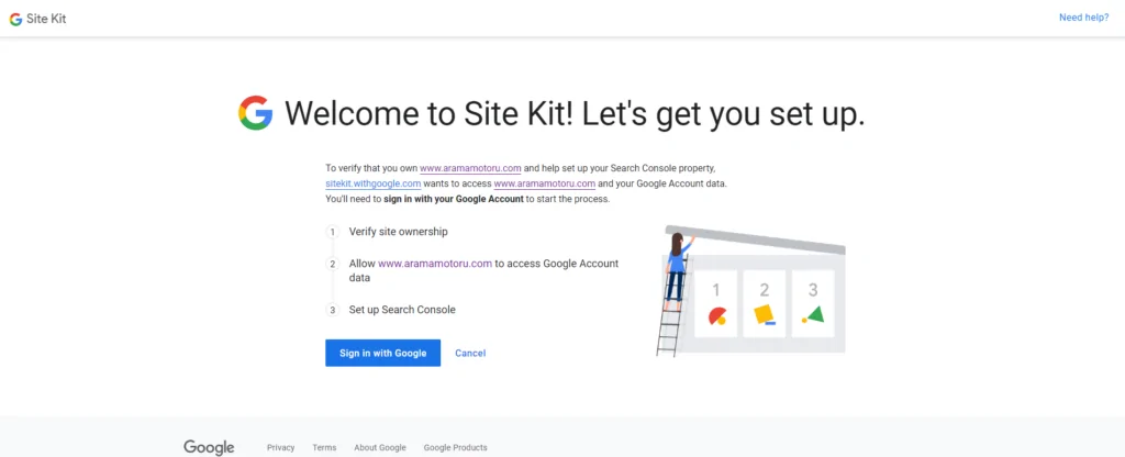 Google Site Kit WordPress kurulum adımları