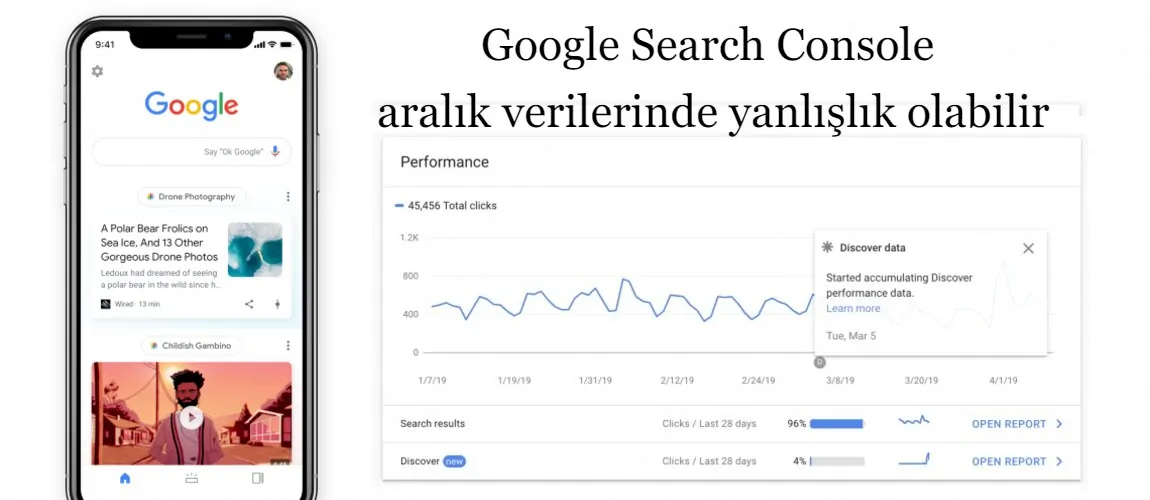 Google Search Console aralık verilerinde yanlışlık olabilir