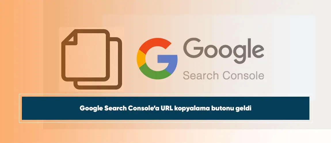 Google Search Console’a URL kopyalama butonu