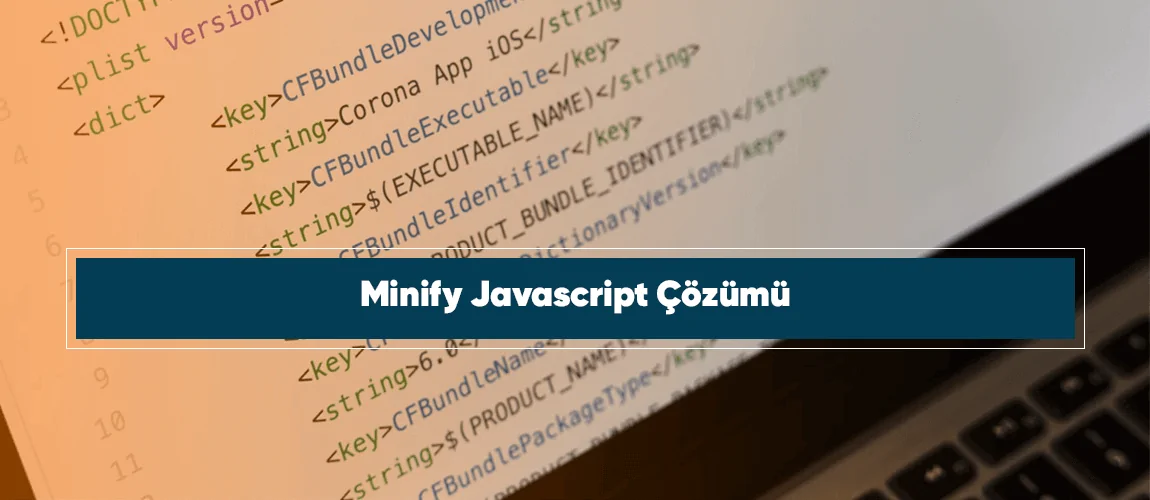 Minify JavaScript çözümü