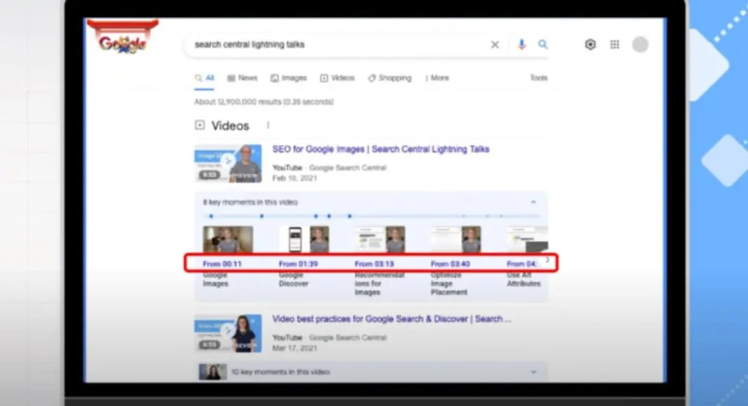 Google Arama'da videolar için önemli anlar nasıl belirlenir?