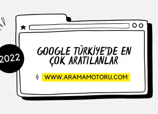 google 2022 en çok aranan kelimeler