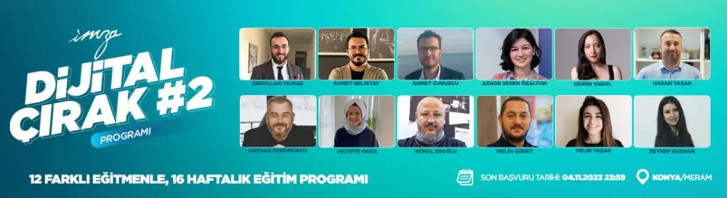 Dijital Çırak Programı #2 Başlıyor 