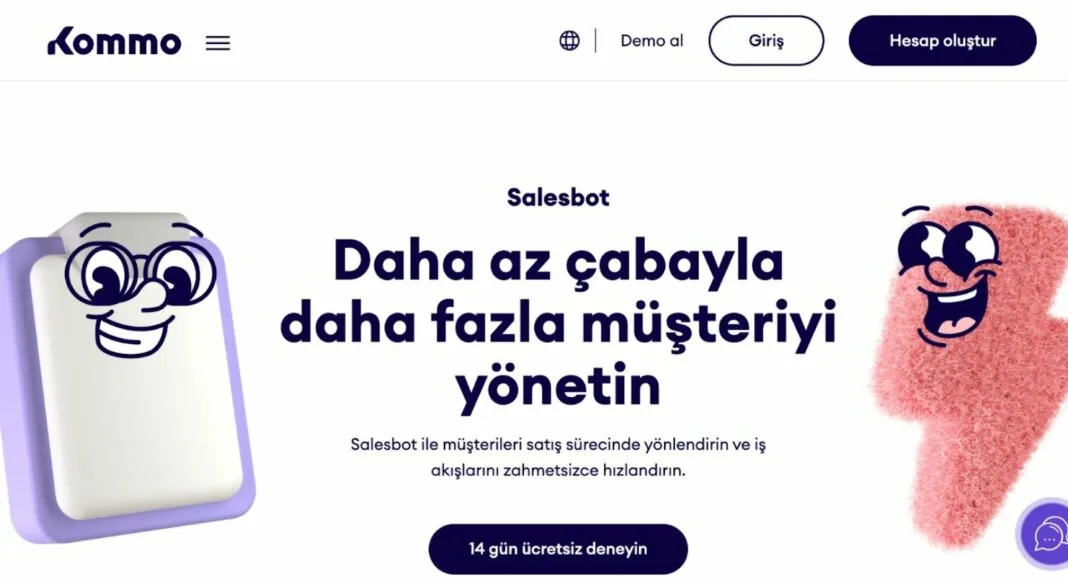 Kommo’nun Salesbot çözümü ile satış botu kavramına modern ve erişilebilir bir yaklaşım kazandırabilirsiniz.