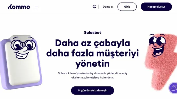 Kommo’nun Salesbot çözümü ile satış botu kavramına modern ve erişilebilir bir yaklaşım kazandırabilirsiniz.