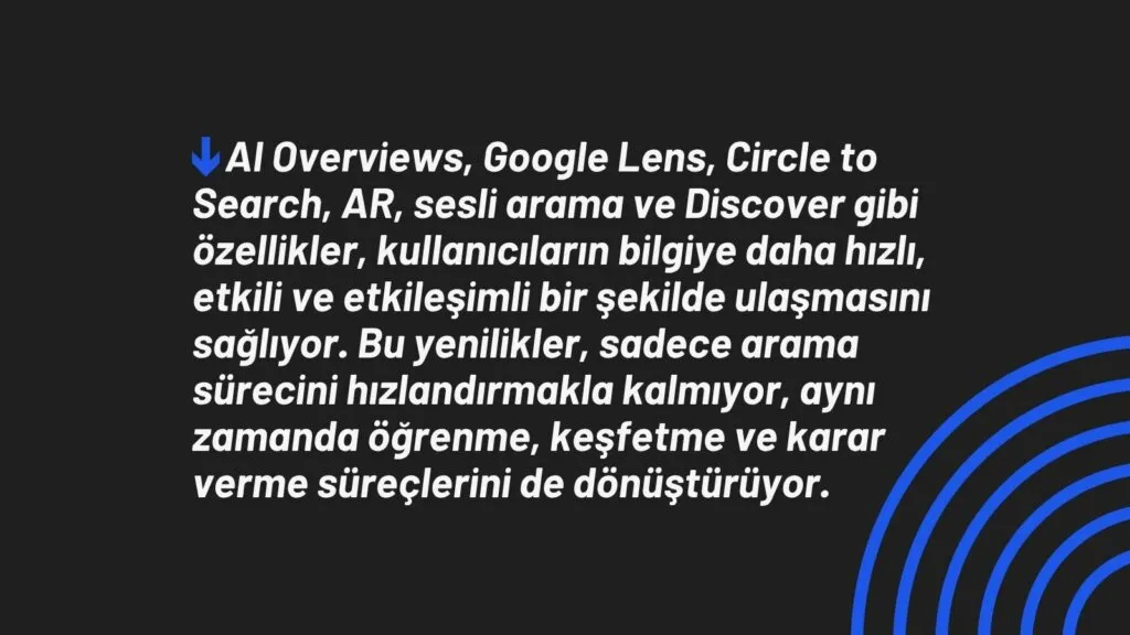 Google Arama Yenilikleriyle Bilgiye Hızlı ve Etkili Erişim Rehberi