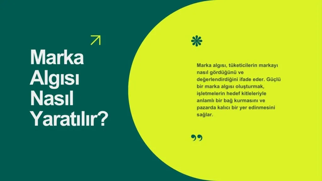 Marka Algısı Nasıl Yaratılır?