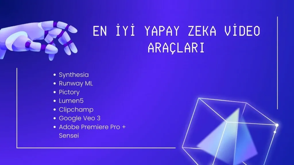 En İyi Yapay Zeka Video Araçları - Arama Motoru