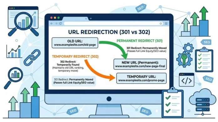 SEO’da Yönlendirme Nedir? 301 ve 302 Redirect Rehberi SEO’da Yönlendirme Nedir? 301 ve 302 Redirect Rehberi